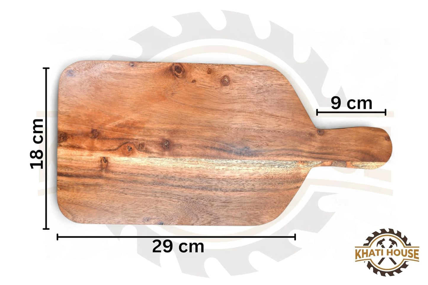 Chopping Board | 38 x 18 x 1.5 cm | Bacteria Resistant Cutting Board for Kitchen | Odour-Free | FDA Compliant | Knife-Friendly