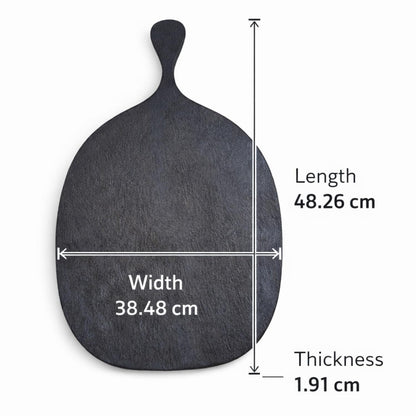 Large Natural Mango Wood Chopping Cutting Board for Kitchen Vegetables, Fruits & Cheese, BPA Free, Eco-Friendly, Anti-Microbial Durable and Easy to Clean (48.26 x 38.48 Cm)