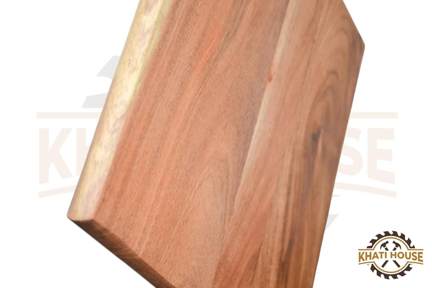 Chopping Board, Non-Slip Wooden Cutting Board with Antibacterial Surface, Chopping Board for Kitchen, Cutting Board for Kitchen (28 x 28 x 2.5 cm)