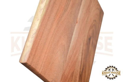 Chopping Board, Non-Slip Wooden Cutting Board with Antibacterial Surface, Chopping Board for Kitchen, Cutting Board for Kitchen (28 x 28 x 2.5 cm)