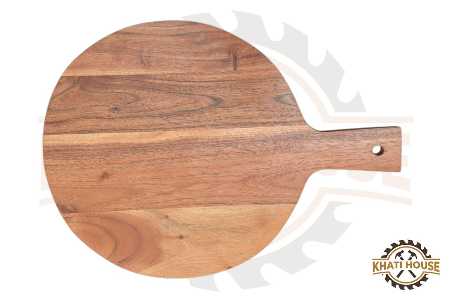 Wooden Chopping Board/Cutting Board/Serving Board, Platter for Vegetables, Fruits & Cheese | Natural Acacia Wood | (29.5L x 29.5W cm)