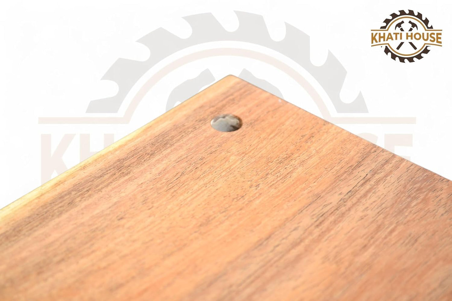 Chopping Board, Non-Slip Wooden Cutting Board with Antibacterial Surface, Chopping Board for Kitchen, Cutting Board for Kitchen (28 x 28 x 2.5 cm)