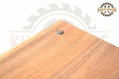 Chopping Board, Non-Slip Wooden Cutting Board with Antibacterial Surface, Chopping Board for Kitchen, Cutting Board for Kitchen (28 x 28 x 2.5 cm)